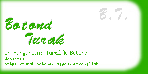 botond turak business card